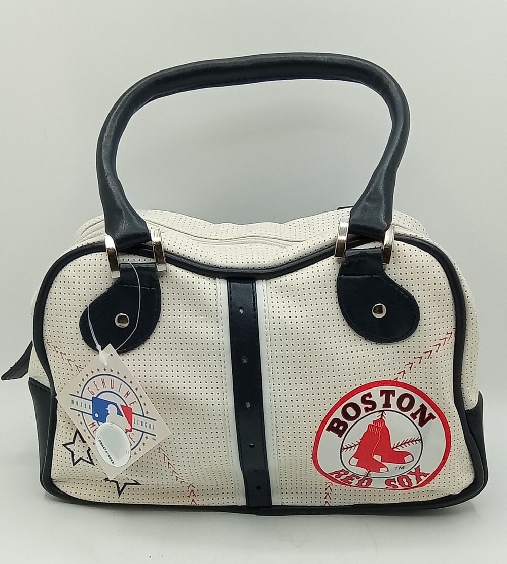 Boston Red Sox MLB White/Blue Handbag Purse
